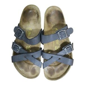 Birkenstock Papillio Cross-Strap Sandals Comfort Footbed Womens Size 9